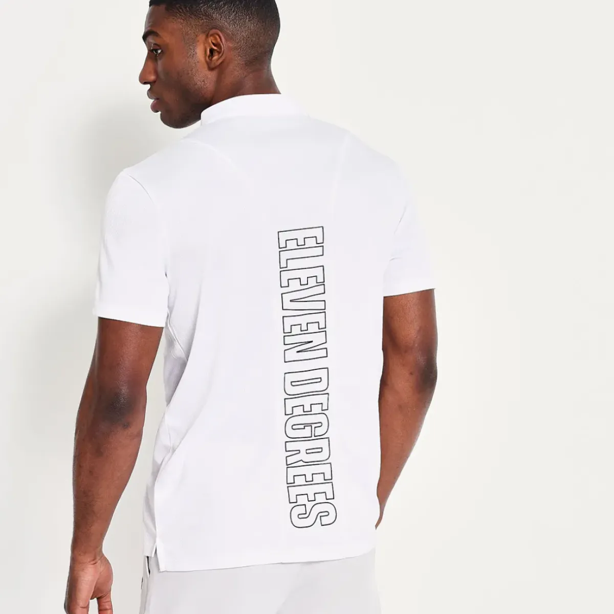 Clearance Men's Back Graphic Pique Golf Polo Shirt Men's Polo Shirts