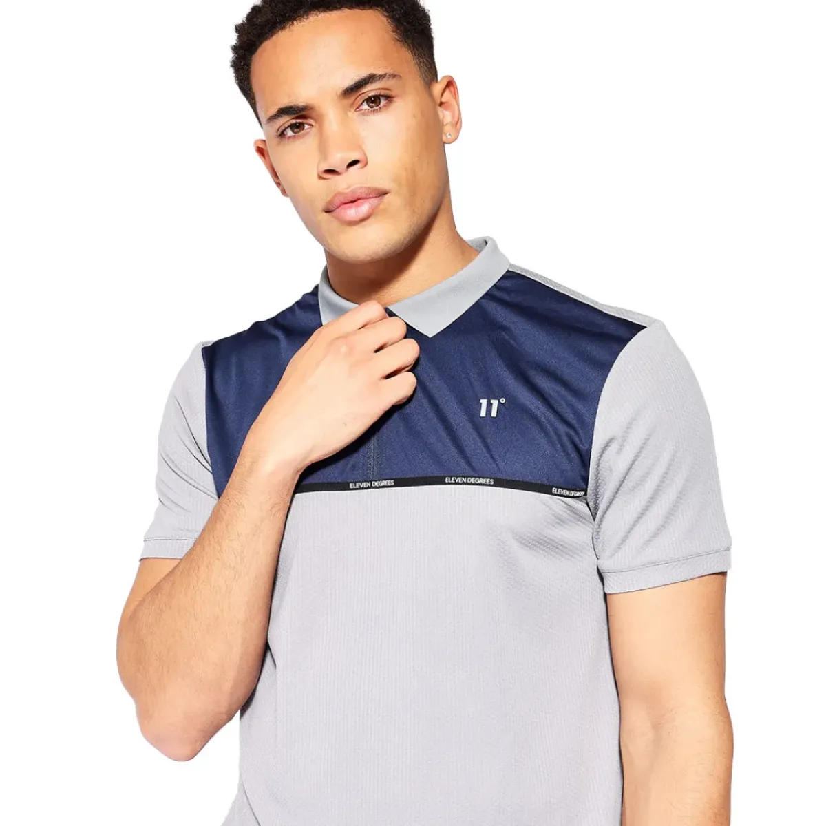 Hot Men's Taped Zip Golf Polo Shirt Men's Polo Shirts