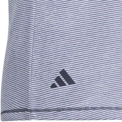 Sale adidas Junior Girls Ottoman Striped Sleeveless Golf Polo Shirt Junior Polo Shirts|Season Ready Collection