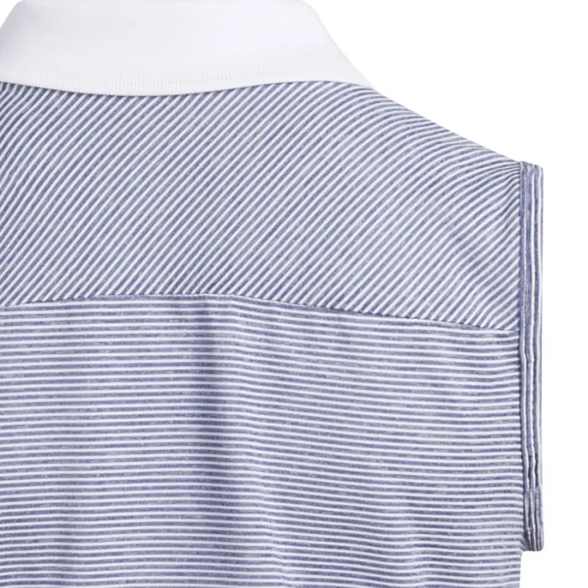 Sale adidas Junior Girls Ottoman Striped Sleeveless Golf Polo Shirt Junior Polo Shirts|Season Ready Collection