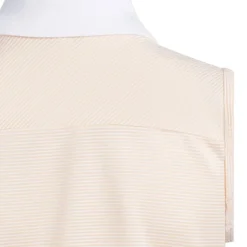 Sale adidas Junior Girls Ottoman Striped Sleeveless Golf Polo Shirt Junior Polo Shirts|Season Ready Collection