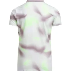 Hot adidas Junior Girls Ultimate All-Over Print Golf Polo Shirt Junior Polo Shirts