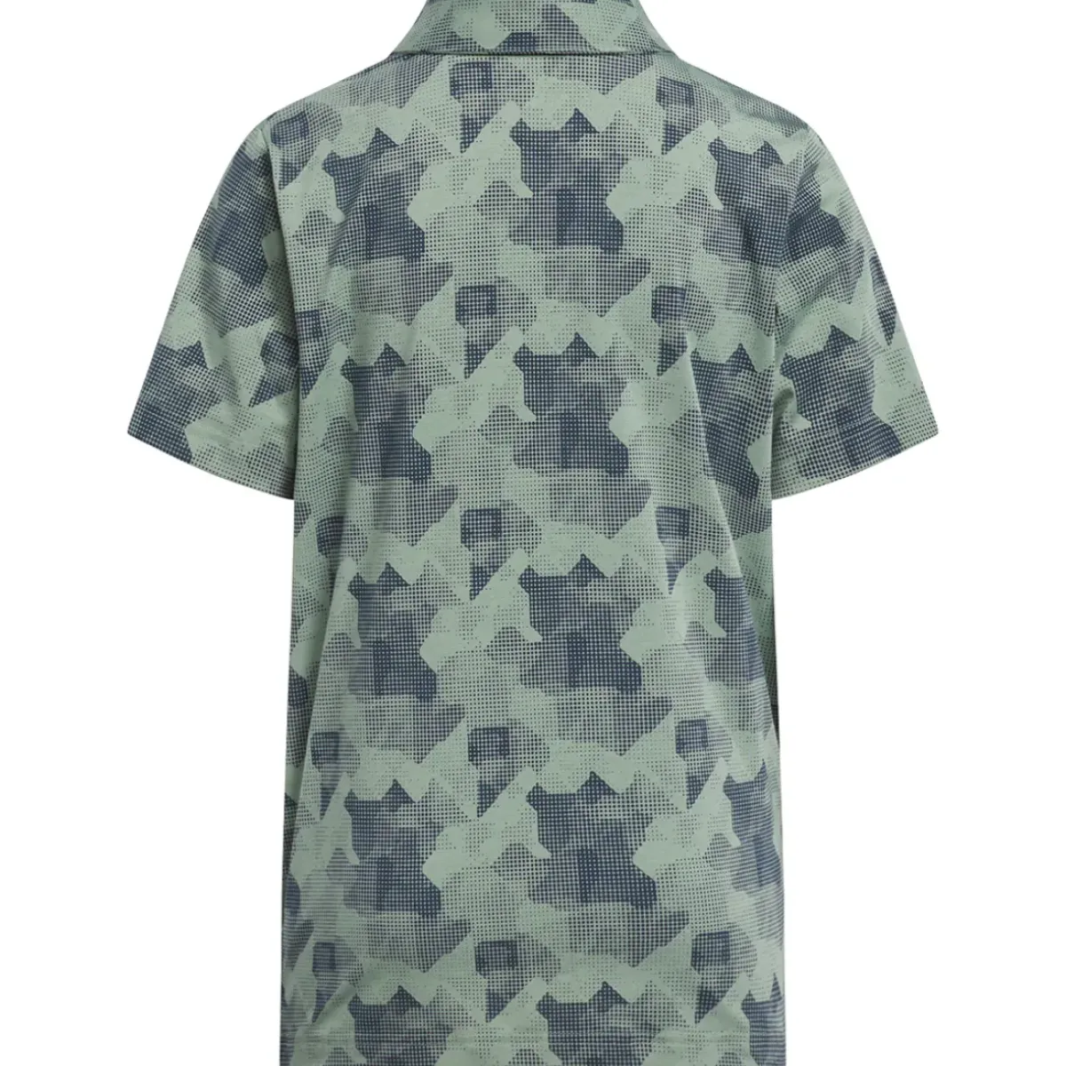 adidas Junior Printed Scripted Golf Polo Shirt Junior Polo Shirts