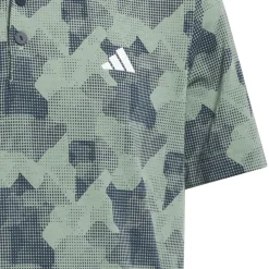 adidas Junior Printed Scripted Golf Polo Shirt Junior Polo Shirts