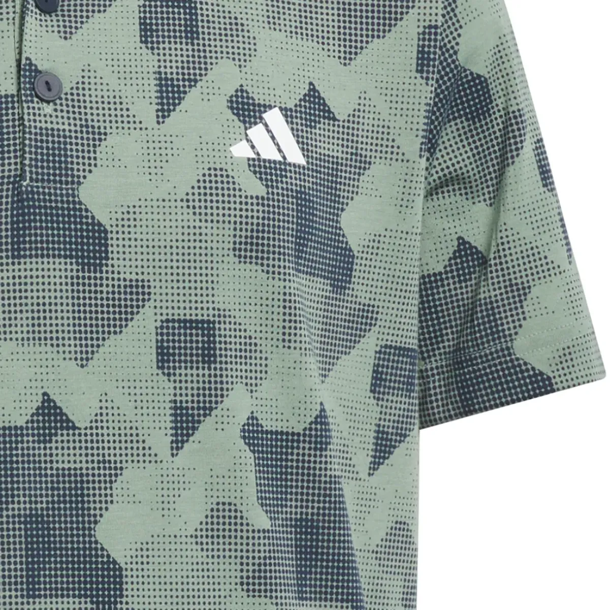 adidas Junior Printed Scripted Golf Polo Shirt Junior Polo Shirts