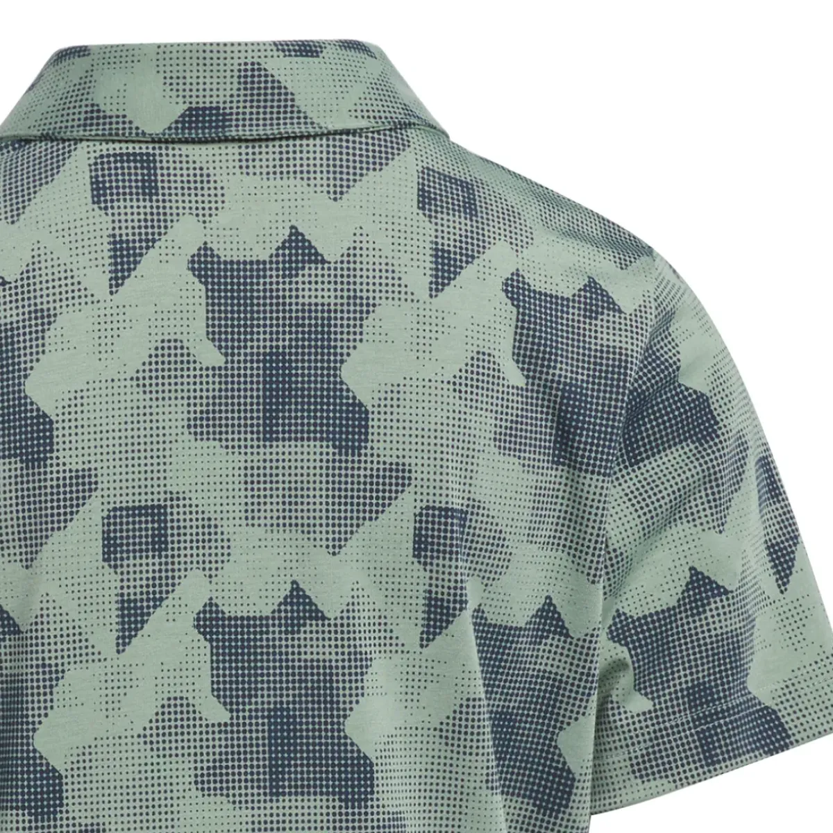 adidas Junior Printed Scripted Golf Polo Shirt Junior Polo Shirts