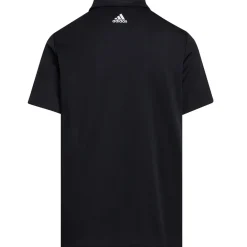 Clearance adidas Junior Three Stripe Stretch Golf Polo Shirt Junior Polo Shirts