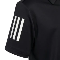 Clearance adidas Junior Three Stripe Stretch Golf Polo Shirt Junior Polo Shirts