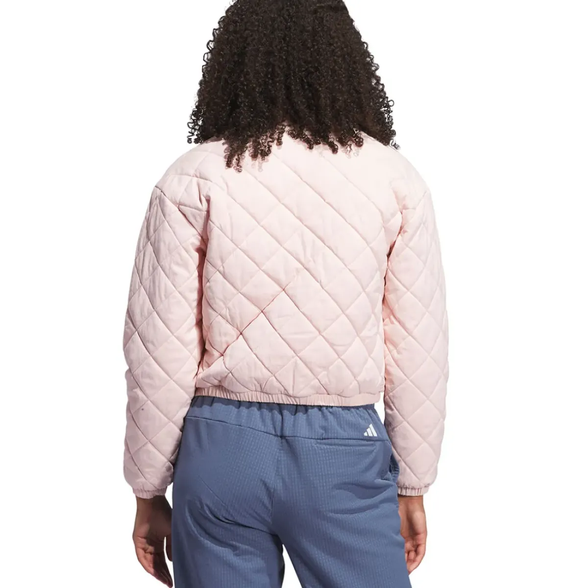 New adidas Ladies Go-To Quilted Golf Jacket Ladies Jackets|Ladies Midlayers