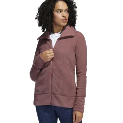 New adidas Ladies Polar Fleece Golf Jacket Ladies Jackets|Ladies Midlayers
