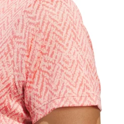 Outlet adidas Ladies Ultimate365 Jacquard Golf Polo Shirt Ladies Polo Shirts