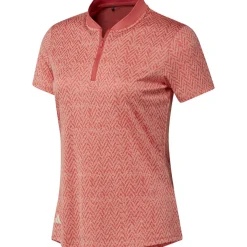 Outlet adidas Ladies Ultimate365 Jacquard Golf Polo Shirt Ladies Polo Shirts