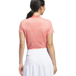 Hot adidas Ladies Ultimate365 Jacquard Golf Polo Shirt Ladies Polo Shirts