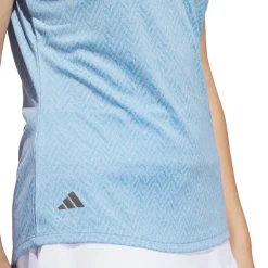 Hot adidas Ladies Ultimate365 Jacquard Golf Polo Shirt Ladies Polo Shirts