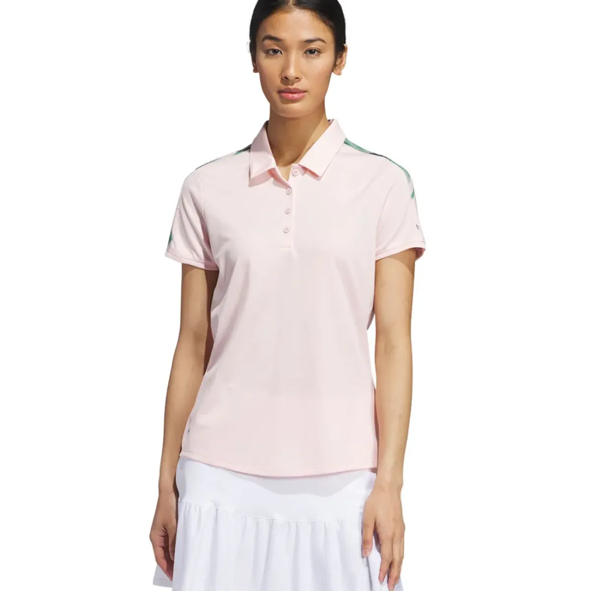 New adidas Ladies Ultimate365 Printed Golf Polo Shirt Ladies Polo Shirts
