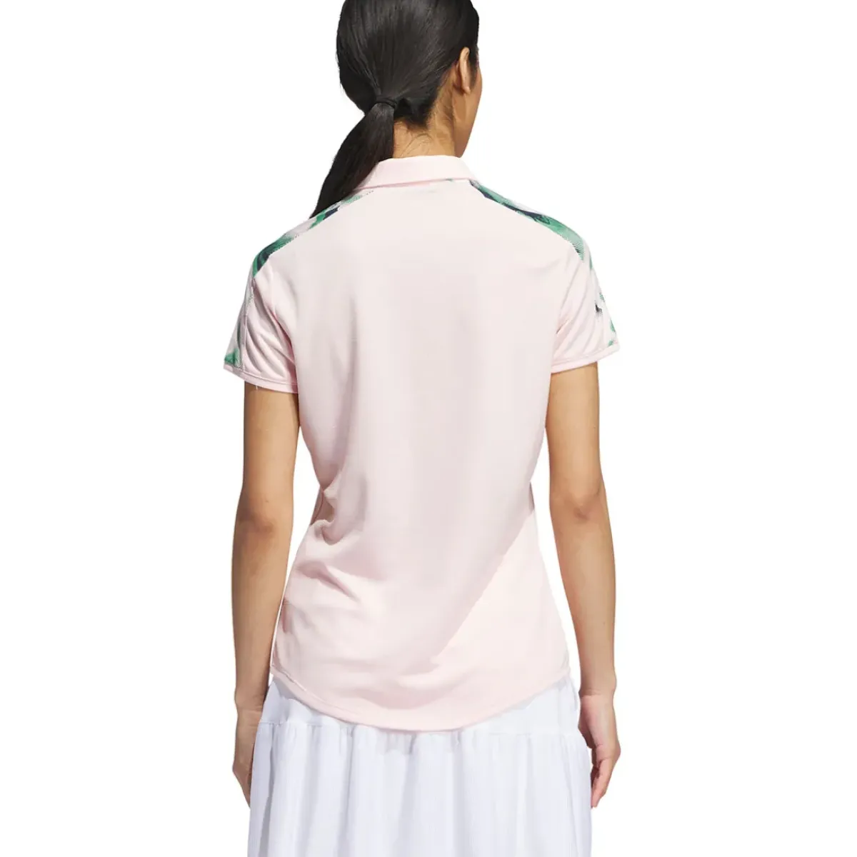 New adidas Ladies Ultimate365 Printed Golf Polo Shirt Ladies Polo Shirts