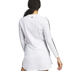 Adidas Ladies Ultimate365 TWISTKNIT Long Sleeve Crew Golf T-Shirt Ladies Polo Shirts