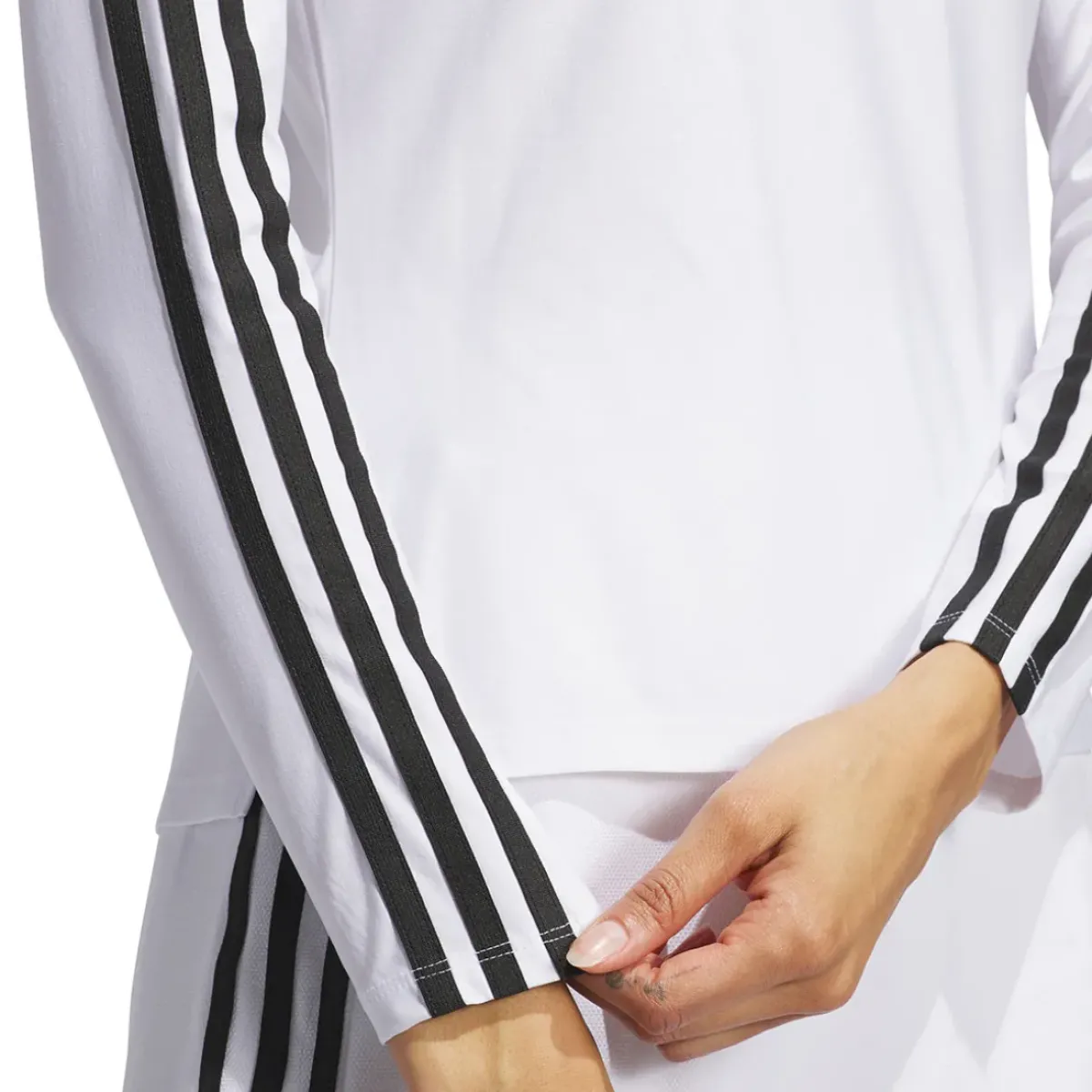 Adidas Ladies Ultimate365 TWISTKNIT Long Sleeve Crew Golf T-Shirt Ladies Polo Shirts