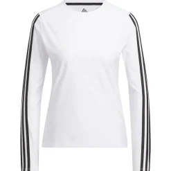 Adidas Ladies Ultimate365 TWISTKNIT Long Sleeve Crew Golf T-Shirt Ladies Polo Shirts