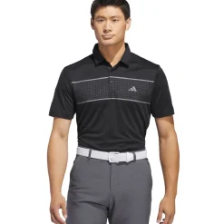 New adidas Men's Core Chest Stripe Golf Polo Shirt Men's Polo Shirts