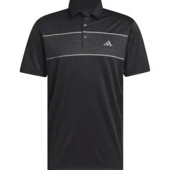 New adidas Men's Core Chest Stripe Golf Polo Shirt Men's Polo Shirts