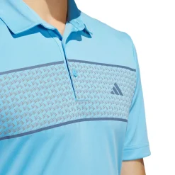 adidas Men's Core Chest Stripe Golf Polo Shirt Men's Polo Shirts