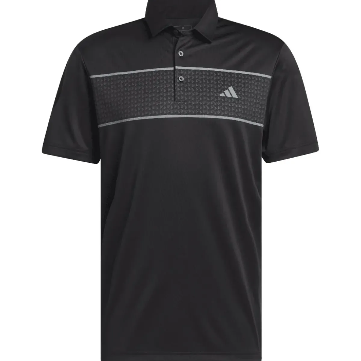 adidas Men's Core Chest Stripe Golf Polo Shirt Men's Polo Shirts
