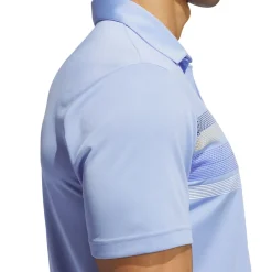 New adidas Men's Core Chest Stripe Golf Polo Shirt Men's Polo Shirts