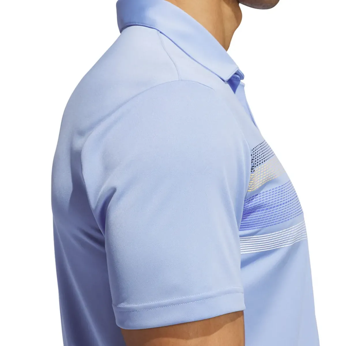 Discount adidas Men's Core Chest Stripe Golf Polo Shirt Men's Polo Shirts