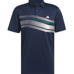 Discount adidas Men's Core Chest Stripe Golf Polo Shirt Men's Polo Shirts