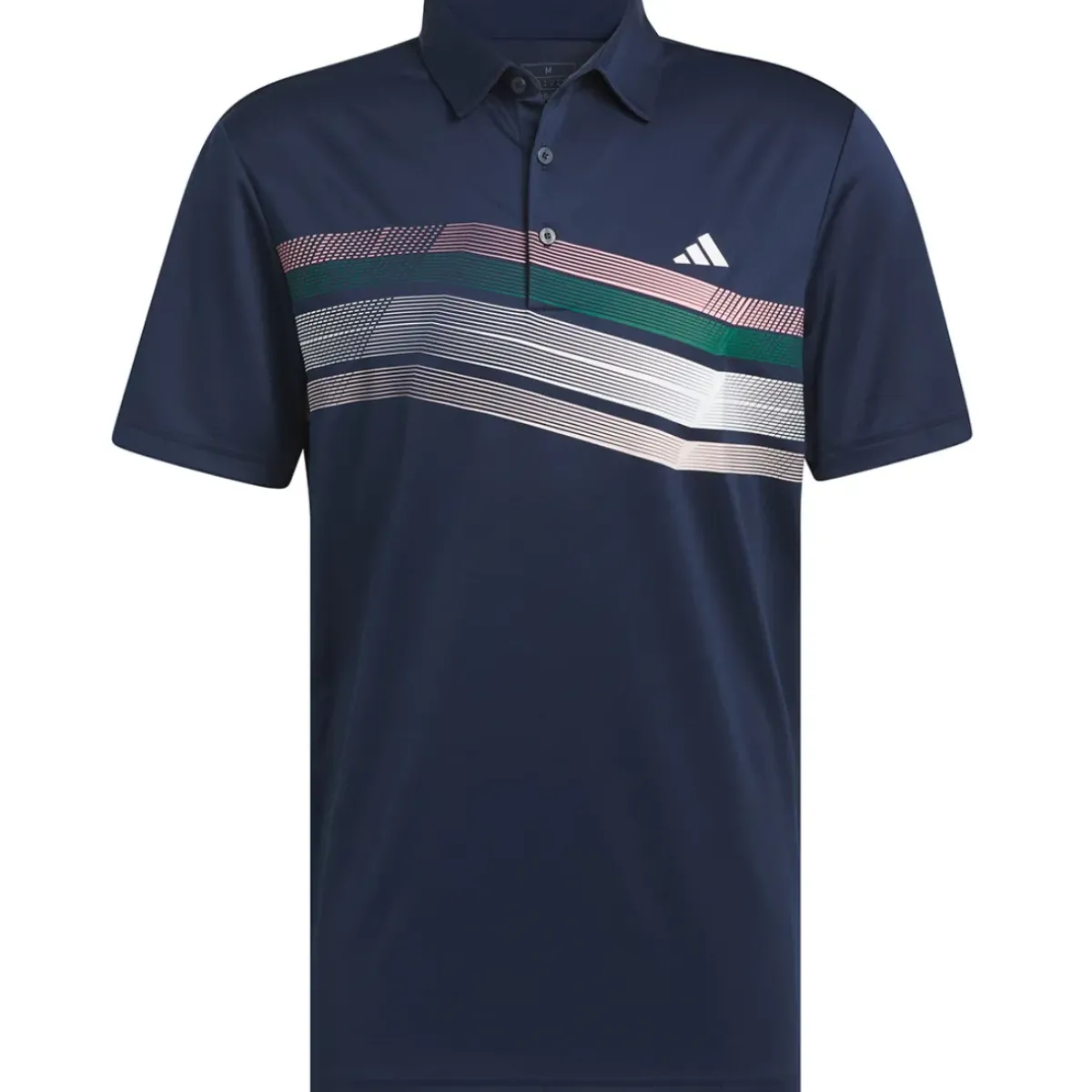 Discount adidas Men's Core Chest Stripe Golf Polo Shirt Men's Polo Shirts