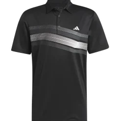 Discount adidas Men's Core Chest Stripe Golf Polo Shirt Men's Polo Shirts