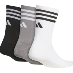 Discount adidas Men's Crew 3 Pair Pack Golf Socks Socks|Season Ready Collection