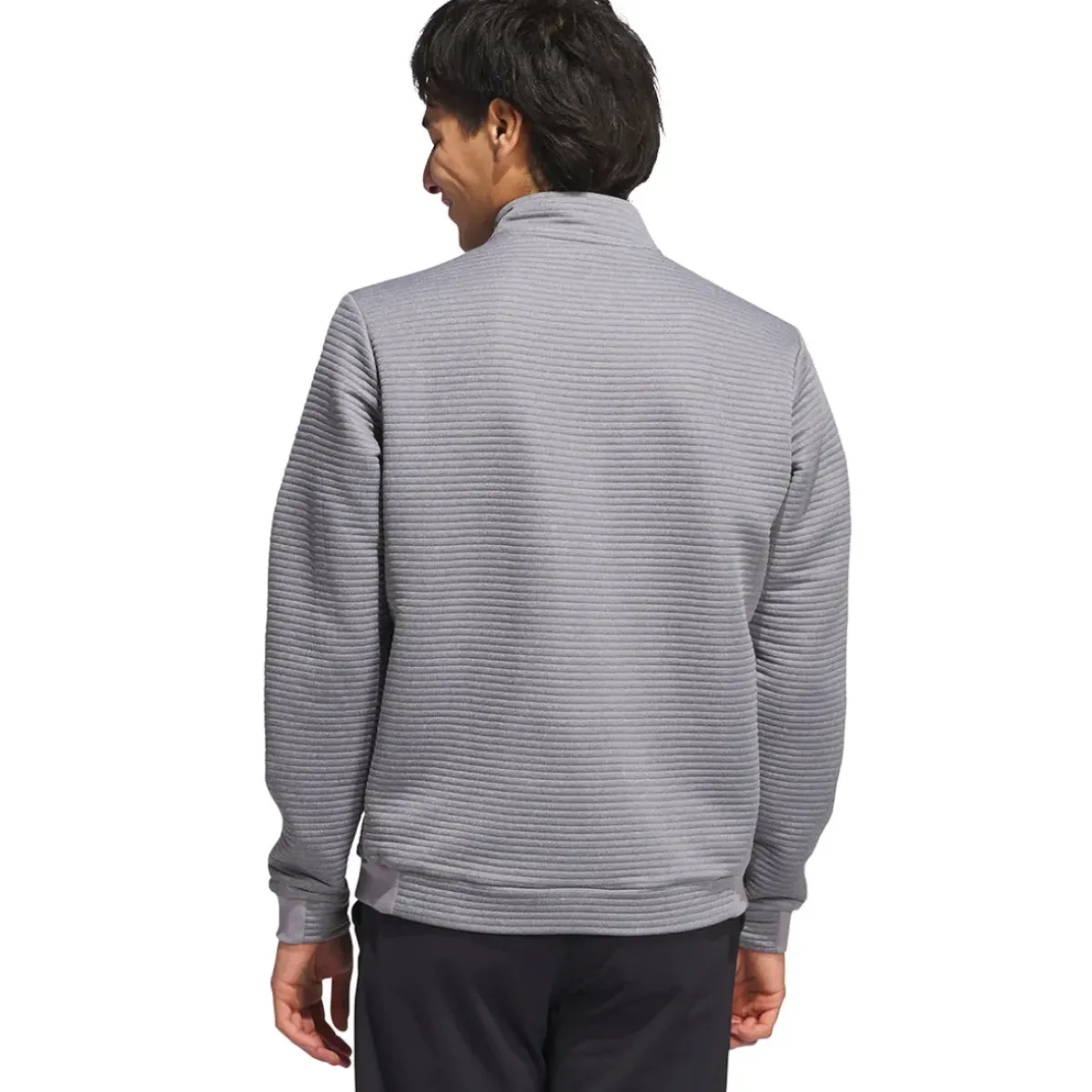 Discount adidas Men's DWR Textured Quarter Zip Golf Mid Layer Men's Sweaters|Men's Midlayers
