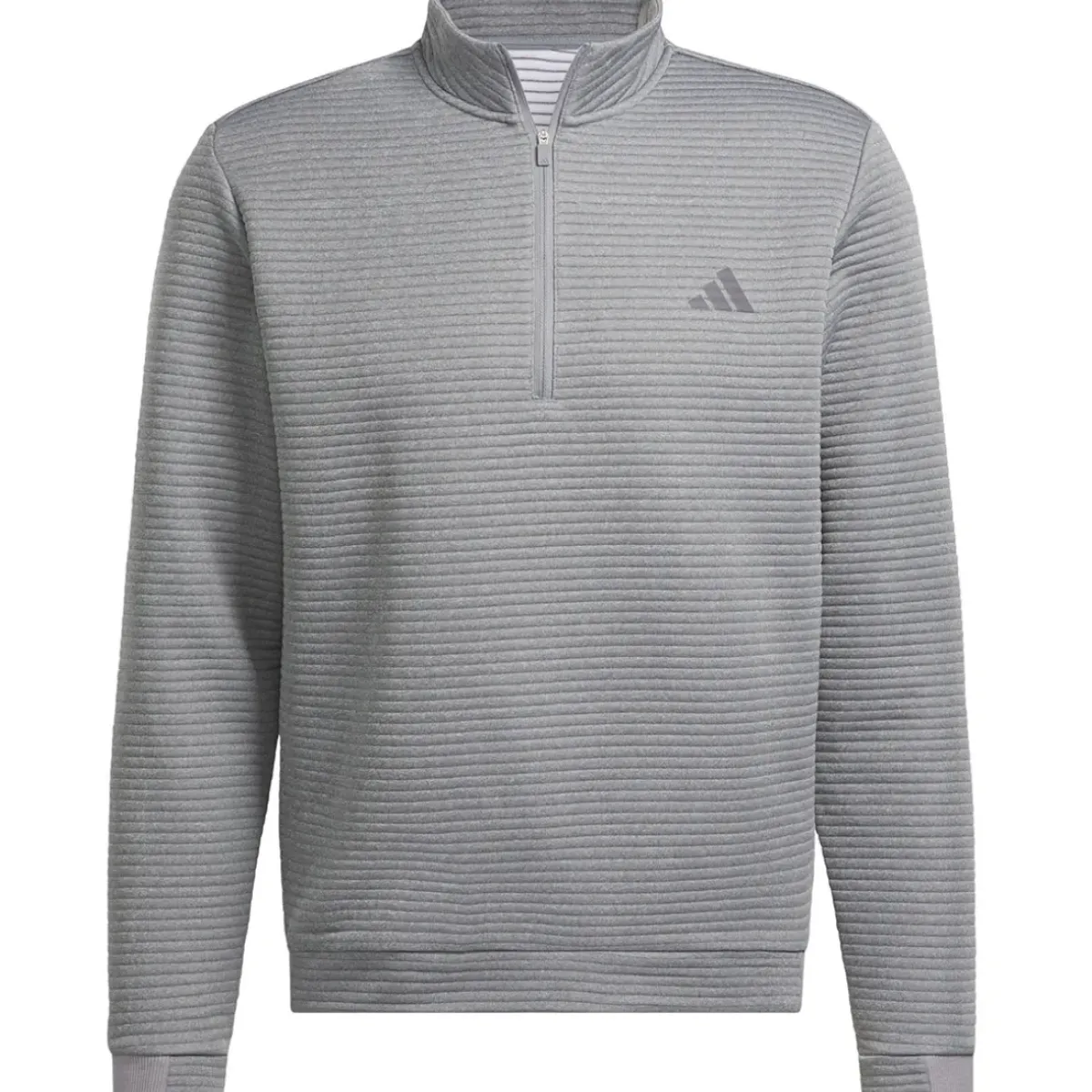 Discount adidas Men's DWR Textured Quarter Zip Golf Mid Layer Men's Sweaters|Men's Midlayers