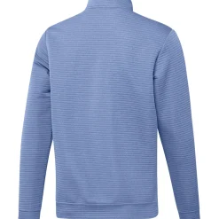 Discount adidas Men's DWR Textured Quarter Zip Golf Mid Layer Men's Sweaters|Men's Midlayers