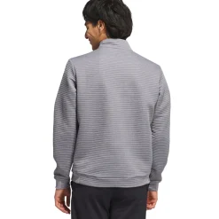 adidas Men's DWR Textured Quarter Zip Golf Mid Layer Men's Sweaters|Men's Midlayers