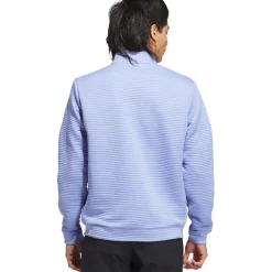 adidas Men's DWR Textured Quarter Zip Golf Mid Layer Men's Sweaters|Men's Midlayers