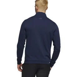 Best adidas Men's Elevated Half Zip Golf Midlayer Men's Sweaters|Men's Midlayers