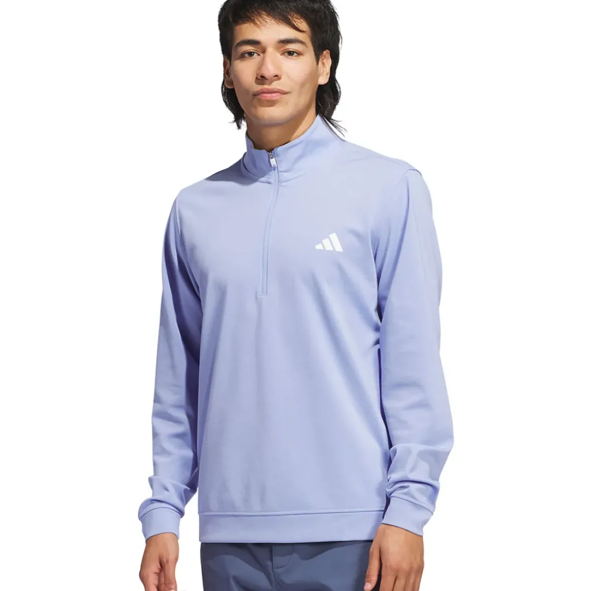 adidas Men's Elevated Quarter Zip Golf Midlayer Men's Sweaters|Men's Midlayers
