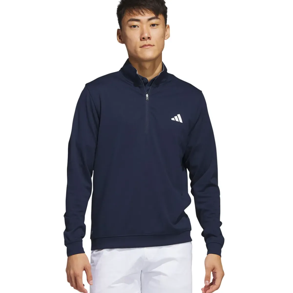 adidas Men's Elevated Quarter Zip Golf Midlayer Men's Sweaters|Men's Midlayers