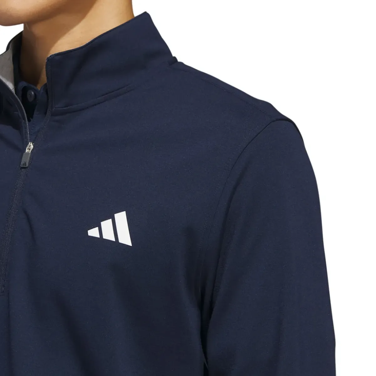 adidas Men's Elevated Quarter Zip Golf Midlayer Men's Sweaters|Men's Midlayers