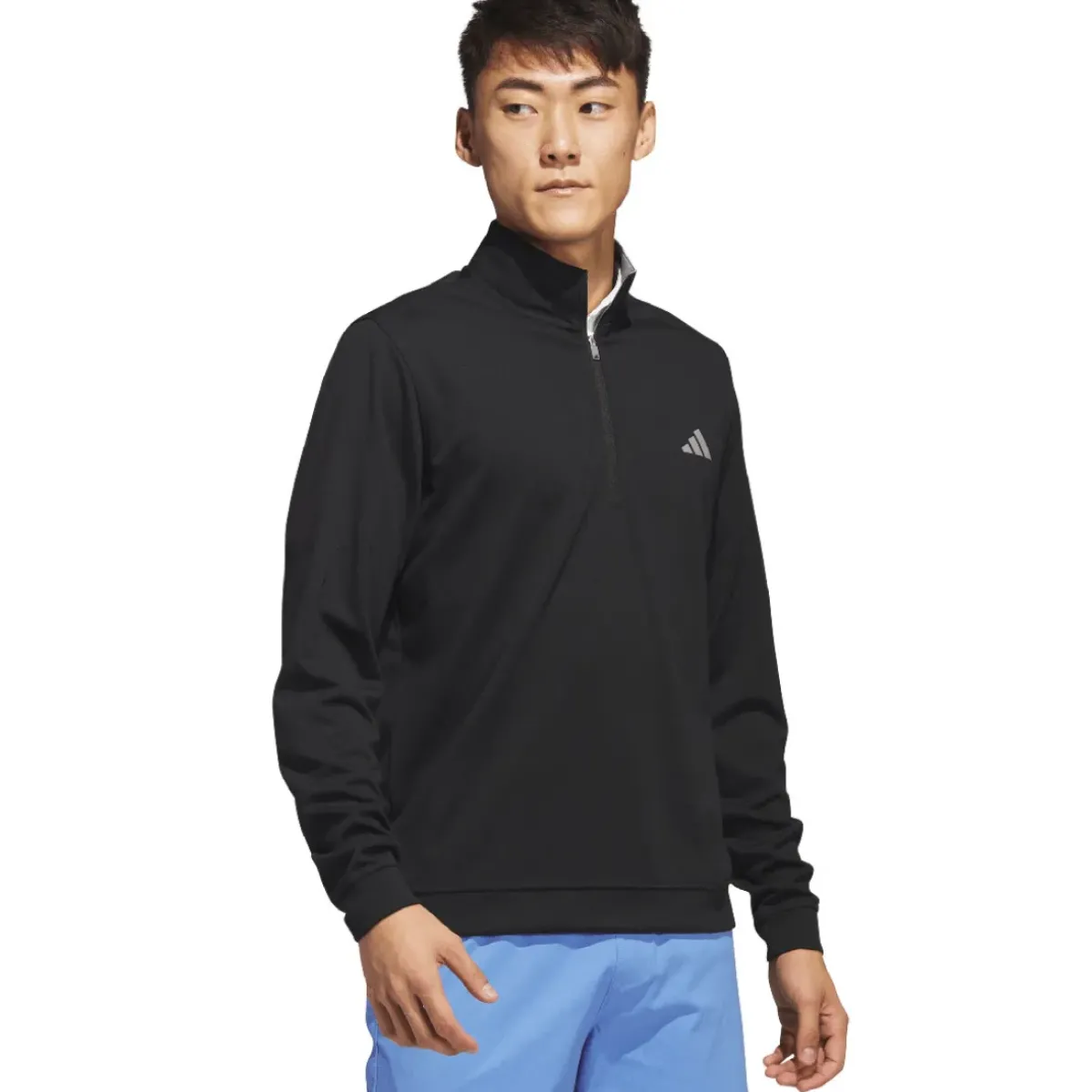 adidas Men's Elevated Quarter Zip Golf Midlayer Men's Sweaters|Men's Midlayers