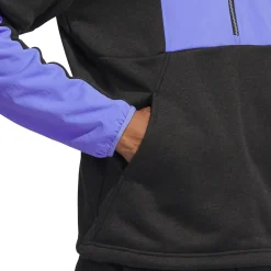 New adidas Men's Go-To DWR Hybrid Half Zip Golf Mid Layer Men's Sweaters|Men's Midlayers