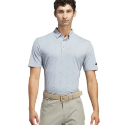 Clearance adidas Men's Go-To Print Golf Polo Shirt Men's Polo Shirts