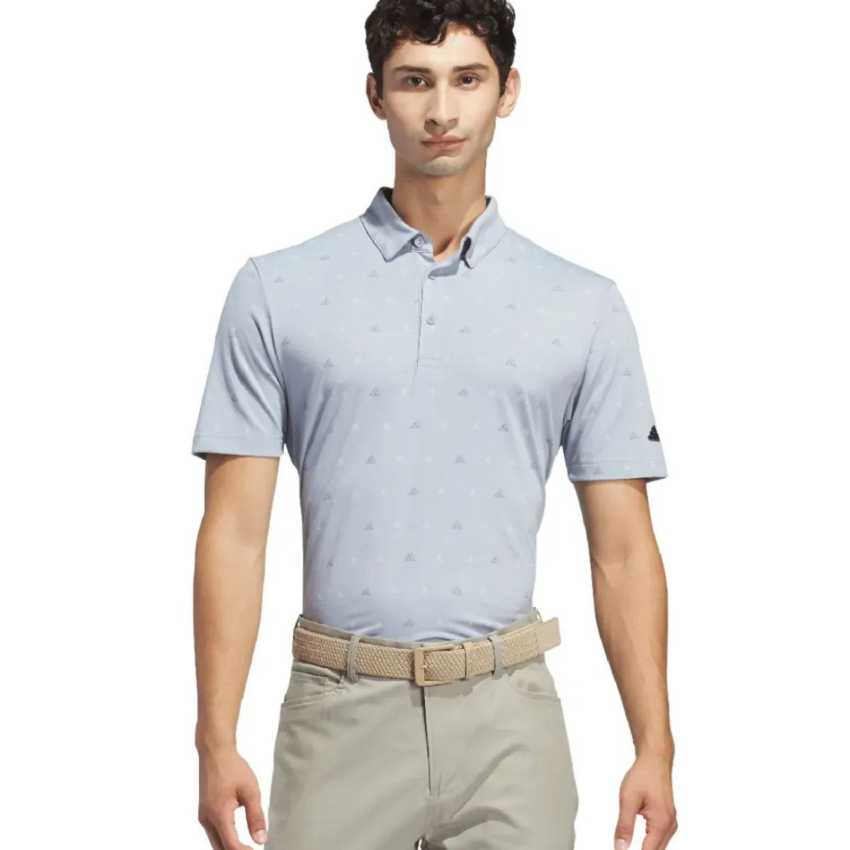 Clearance adidas Men's Go-To Print Golf Polo Shirt Men's Polo Shirts