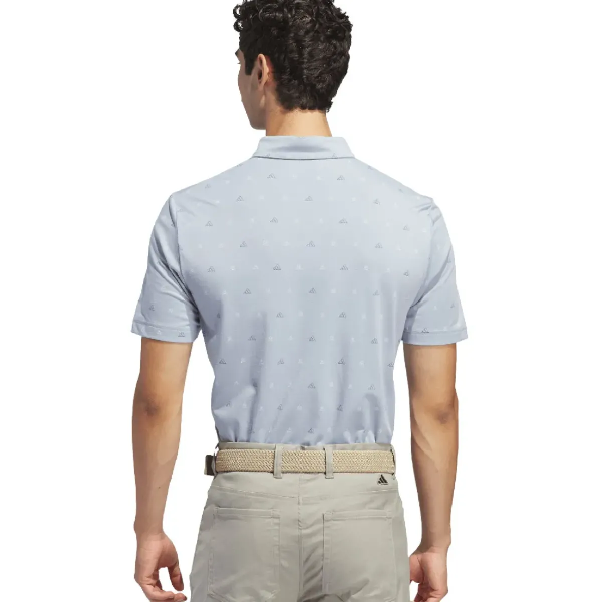 Clearance adidas Men's Go-To Print Golf Polo Shirt Men's Polo Shirts