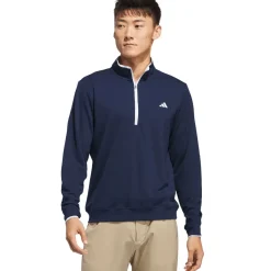 adidas Men's Lightweight Half Zip Golf Midlayer Men's Sweaters|Men's Midlayers