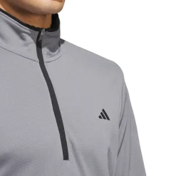 adidas Men's Lightweight Half Zip Golf Midlayer Men's Sweaters|Men's Midlayers
