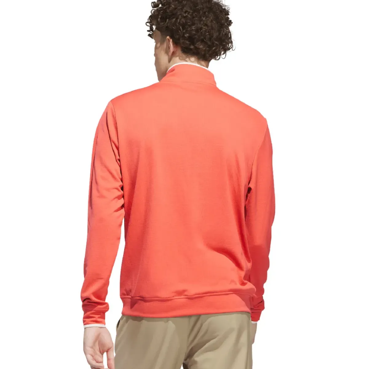 Clearance adidas Men's Lightweight Half Zip Golf Midlayer Men's Sweaters|Men's Midlayers